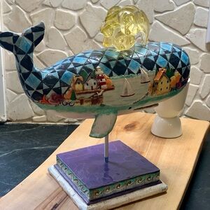 ENESCO | Jim Shore Whale Sculpture